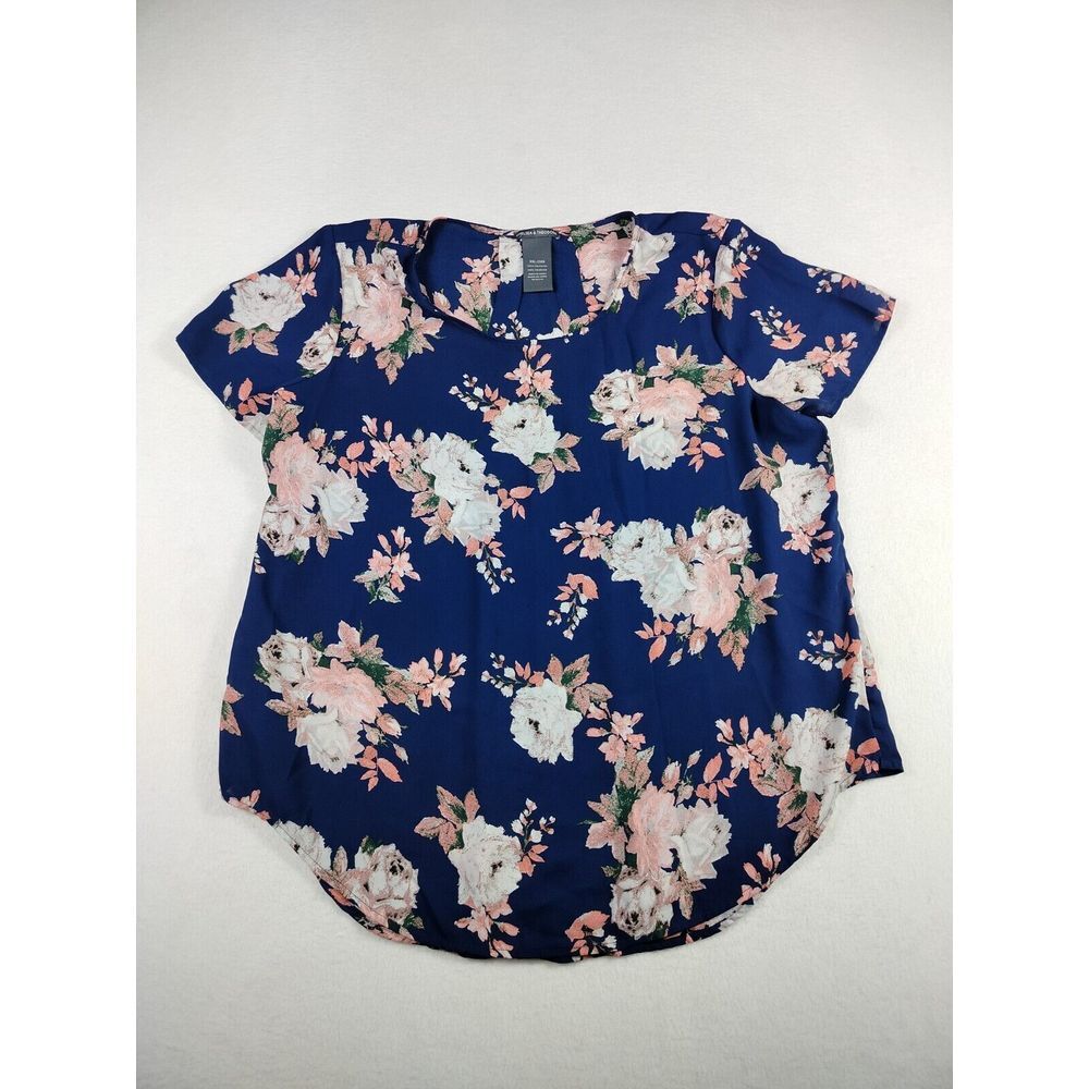 Chelsea And Theodore Tunic Top Women's XXL Floral Boho‎ Bohemian Classiccore